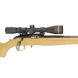 Ruger American Ranch Rimfire Blued 16" Threaded Tan .22 LR + Leupold VX-Freedom Creedmoor 4-12x40 + DPT Suppressor