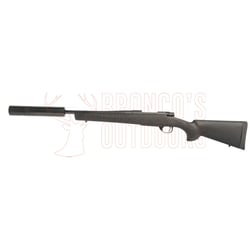 Howa 1500 Blued Black 17" 7mm-08 + Ghost Suppressor
