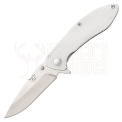 Bear & Son Cutlery 112 Frame Lock Folding Knife Stainless Steel 4" Closed
