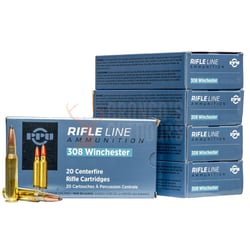 PPU Rifle Line .308 Win 150gr SP 100 Rounds