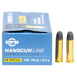 PPU .38 Special 158gr LRN 50 Rounds