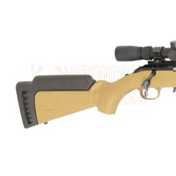 Ruger American Ranch Rimfire Blued 16" Threaded Tan .22 LR + Leupold VX-Freedom Creedmoor 4-12x40 + DPT Suppressor