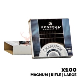 Federal Champion Large Magnum Rifle Primers 100 Count