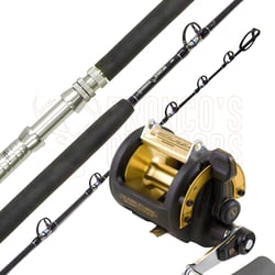 Shimano Status Bluewater Game Rod 5'6" 37kg Straight Butt Roller Tip + Shimano TLD50LRS 2-Speed Reel