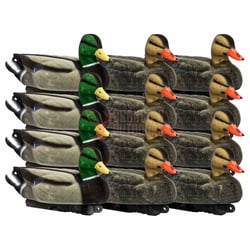 Game on Full Size Flocked Mallard Decoy 12-Pack