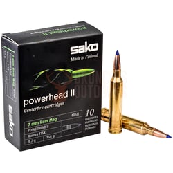 Sako Powerhead II 7mm Rem Mag 150gr TTSX 10 Rounds