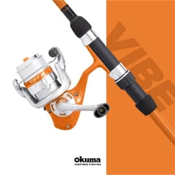 Okuma Vibe Kids Spinning Rod and Reel Combo 6'0" 2 Piece 25 Reel
