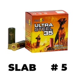 Falcon Ultra Steel 12ga 2 3/4" 35gm Steel #5 250 Rounds