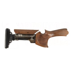 TSK RR Adjustable Shotgun Stock Beretta 694 Trap Medium Right-Handed Black Pearl 32mm Walnut Comb 140mm Avional Pipe 15mm Shu Pad