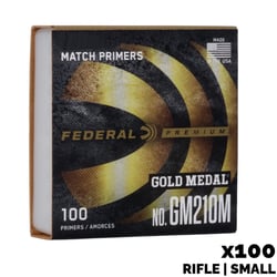 Federal Gold Medal Premium Match Small Rifle Primers 100 Count