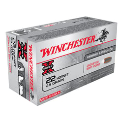 Winchester Super X .22 Hornet 45gr SP 50 Rounds