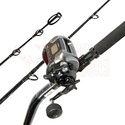 Shimano Status Bluewater Bent Butt Rod 5'6" PE:3-5 + Shimano Dendoumaru 4000 Plays Electric Reel PE:5 650 Yards