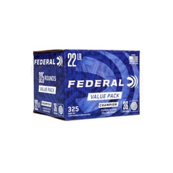 Federal Champion .22 LR 36gr HP 325 Rounds