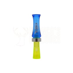 Buck Gardner Mallard Magic Double Reed Duck Call Blue/Fluro-Green