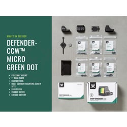 Vortex Defender-CCW Green Dot Sight 3 MOA