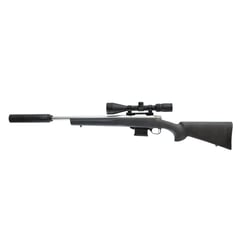 Howa 1500 Mini Action Heavy Barrel .223 Rem + Vortex Diamondback 4-12x40mm BDC Riflescope + DPT MK2 Over-Barrel Suppressor