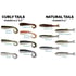 4" |  Curly Tail | Engine Oil