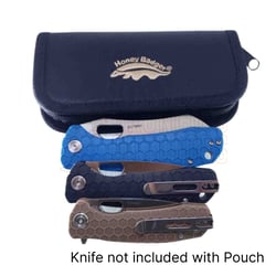 Honey Badger Nylon Zipper Pouch Black