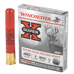 Winchester Super X .410 Bore Rifled Slug 7gm HP 5 Rounds