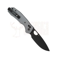 Honey Badger Crossbolt Drop Point Knife Grey G10 Handles D2 Steel - Limited Edition