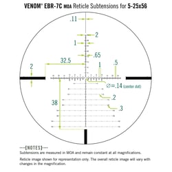 Vortex Venom 5-25x56mm FFP EBR-7C MOA Riflescope