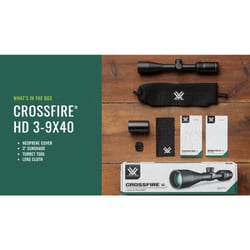 Vortex Crossfire HD Rifle Scope 3-9x40 Dead-Hold BDC