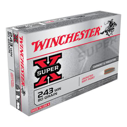 Winchester Super X .243 Win 80gr PSP 20 Rounds