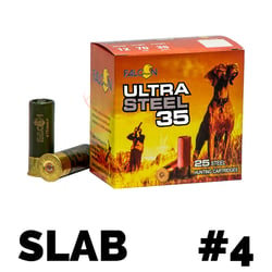 Falcon Ultra Steel 12ga 2 3/4" 35gm Steel #4 25 Rounds