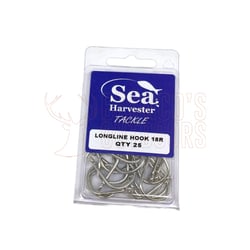 Sea Harvester Longline Hooks Size 18 25 Pack