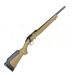 Ruger American Ranch Rimfire Blued Threaded Tan .22 LR 16"