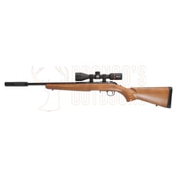 Ruger American Rimfire Wood Threaded .22 LR + Burris Fullfield 3-12x42mm Plex KSB + Suppressor
