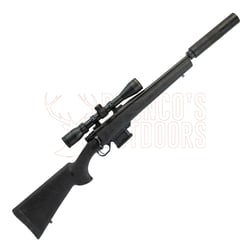 Howa Mini Action Blued Black Stock .223 Rem 16" + Nikko Stirling Game Pro Riflescope 3-9x40 + DPT Suppressor