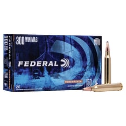 Federal Power Shok .300 Win Mag 150gr SP 20 Rounds