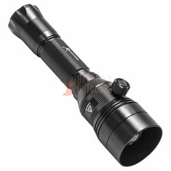 Bushgear BG-500Z 3 LED Zoomable Flashlight + 18650 Batteries + Charger + Remote Switch + Scope Mount