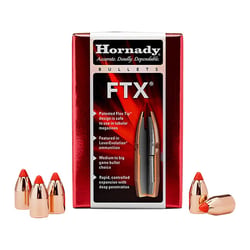 Hornady FTX Projectiles .44 Cal .430" 225gr 100 Count