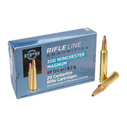 PPU Rifle Line .300 Winchester Magnum 150gr SP