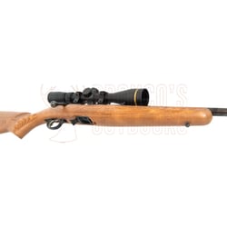 Ruger American Rimfire Wood .22 LR 22" + Leupold VX-Freedom 3-9x40 Hunt-Plex Riflescope + Stealth 3/8 Dovetail Alloy Rings 1"