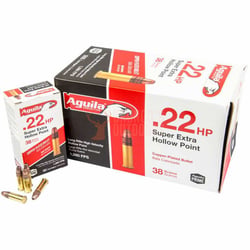 Aguila Super Extra .22 LR 38gr HP 500 Rounds