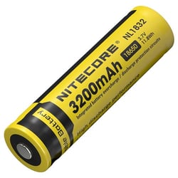 Nitecore 18650 Li-Ion Rechargeable Battery 3100mAh Flat Top