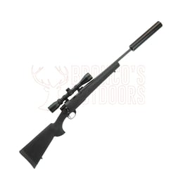 Howa 1500 Black Stock 7mm-08 Rem 20" + Nikko Stirling GamePro 3-9x40 Scope + Ghost Modular Suppressor