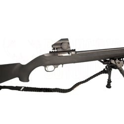 Ruger 10/22 Hogue SR-X .22 LR Rifle + Paracord Sling + Bipod + Red Dot Sight