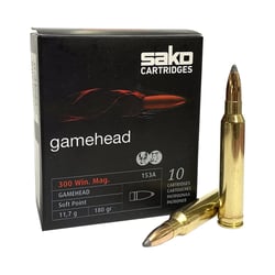 Sako Gamehead .300 Win Mag 180gr SP 10 Rounds