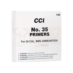 CCI No. 35 50 BMG Magnum Rifle Primers