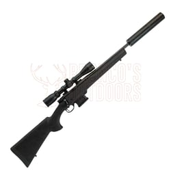 Howa Mini Action Blued Black Stock .223 Rem 18" + Nikko Stirling Game Pro Riflescope 3-9x40 + Ghost Modular Suppressor
