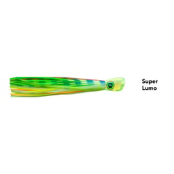 Black Magic Jonah's Kona XT Single Rigged Super Lumo Trolling Lure 8"