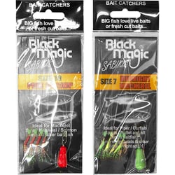 Black Magic Sabiki Midnight Flasher & Sabiki Rigs Hook Size #4, #7 or #10
