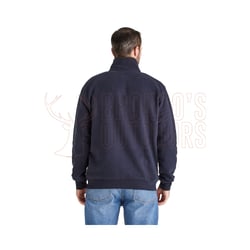 Ridgeline Brancaster 1/4 Zip Top Navy