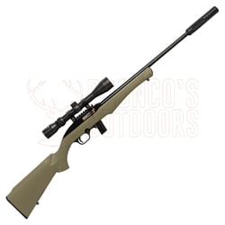 Rossi 7022 Green Stock .22 LR 18" + Nikko Stirling Mountmaster 3-9x40mm + Rimfire Suppressor .22 LR