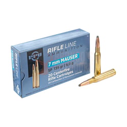 PPU Rifle Line 7x57 Mauser 139gr SP 20 Rounds