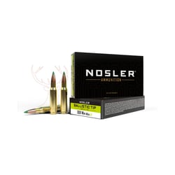 Nosler Ballistic Tip .308 Winchester 165gr 20 Rounds